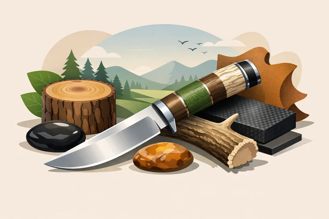 Best Custom Hunting Knife Handle Materials
