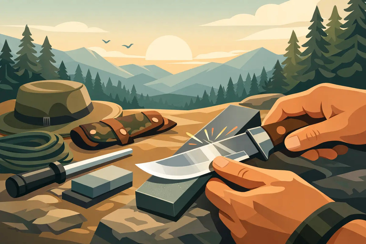 How to Sharpen a Hunting Knife for the Field