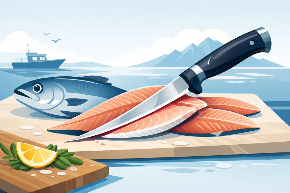 Why a Custom Fillet Knife Cuts Cleaner Fish