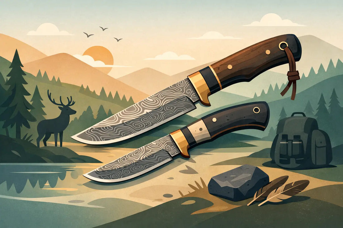 Damascus Hunting Knives Worth Carrying