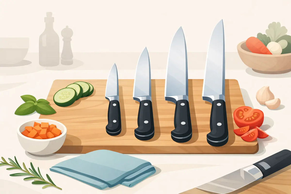 Kitchen Knife Size Guide for Better Prep