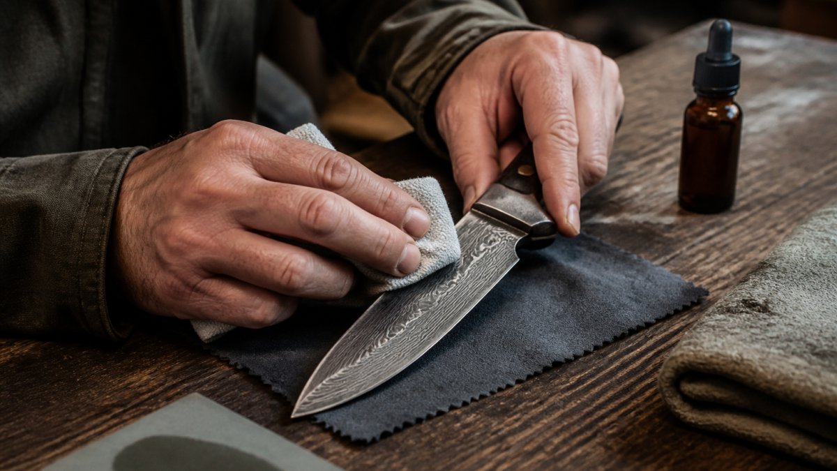 Custom Damascus Steel Blade Care Tips