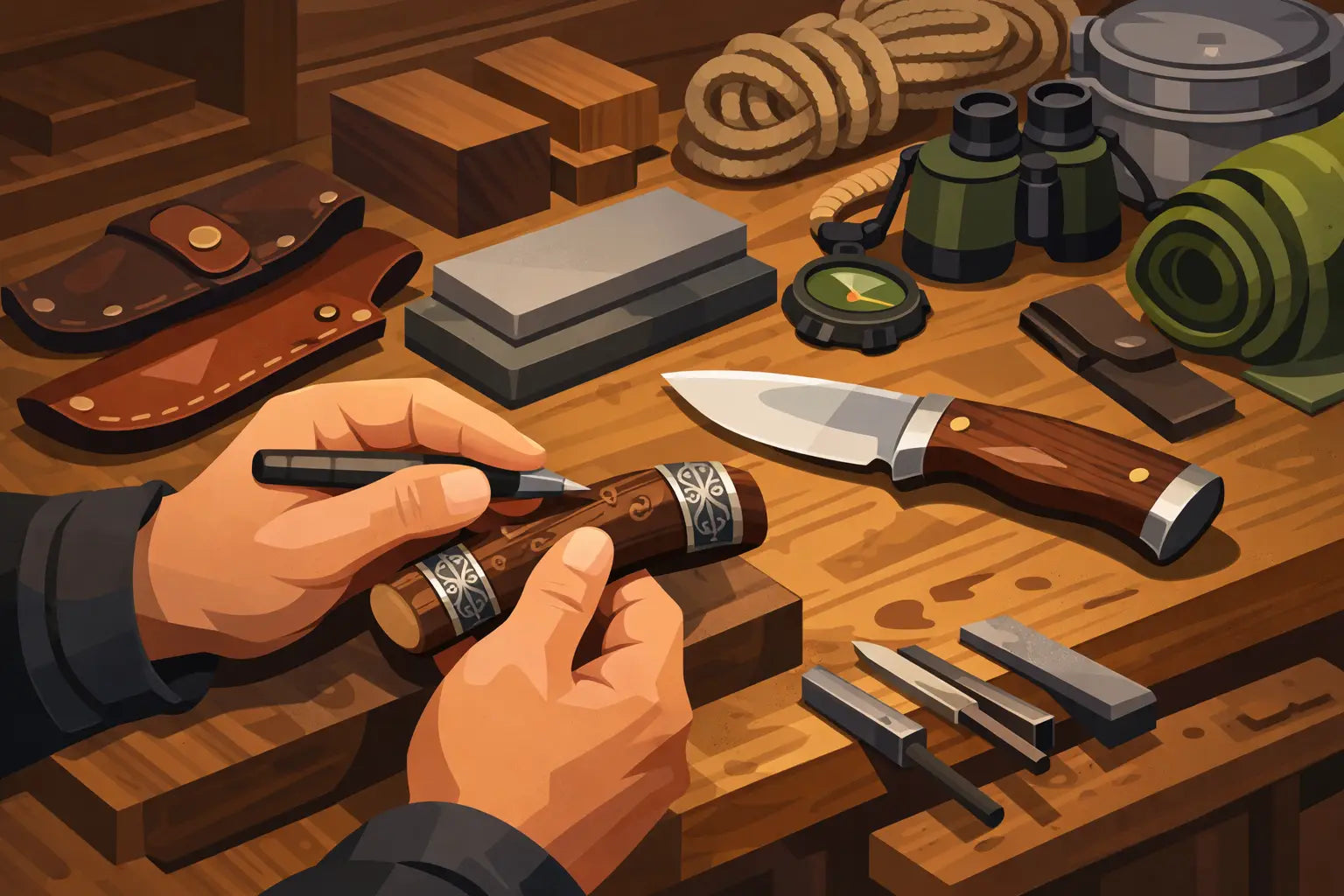 How to Personalize Hunting Knife Right