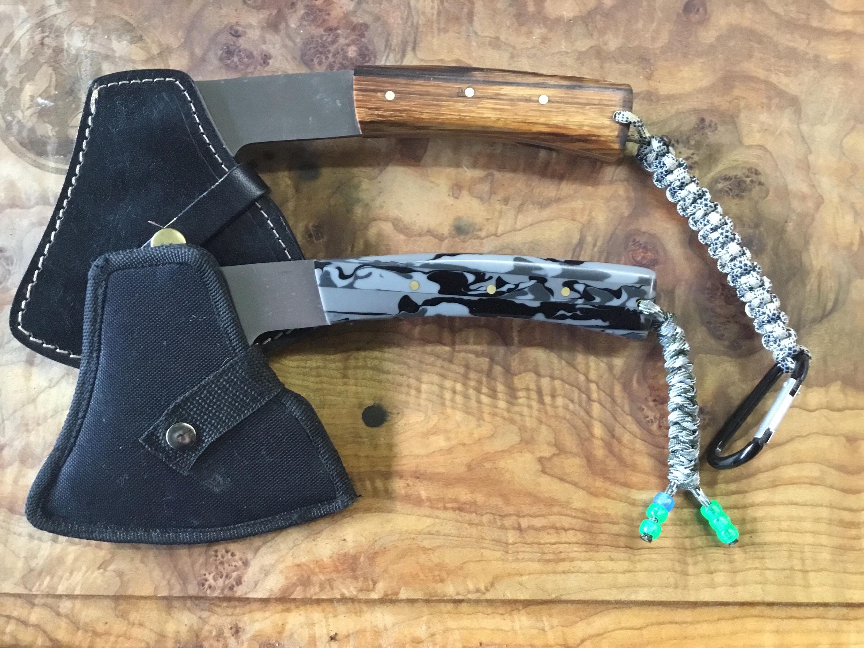 The backpack survival battle axe