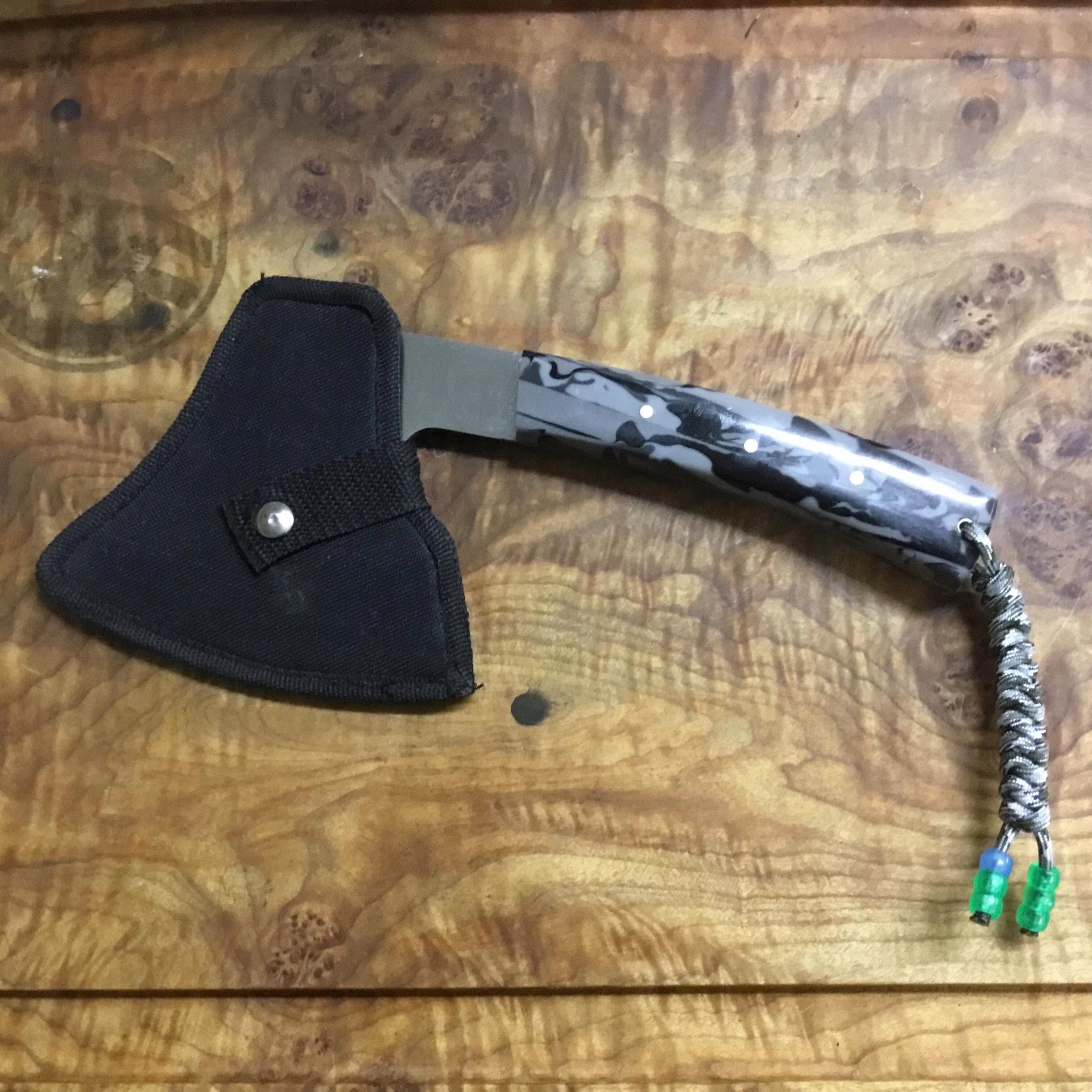The backpack survival battle axe
