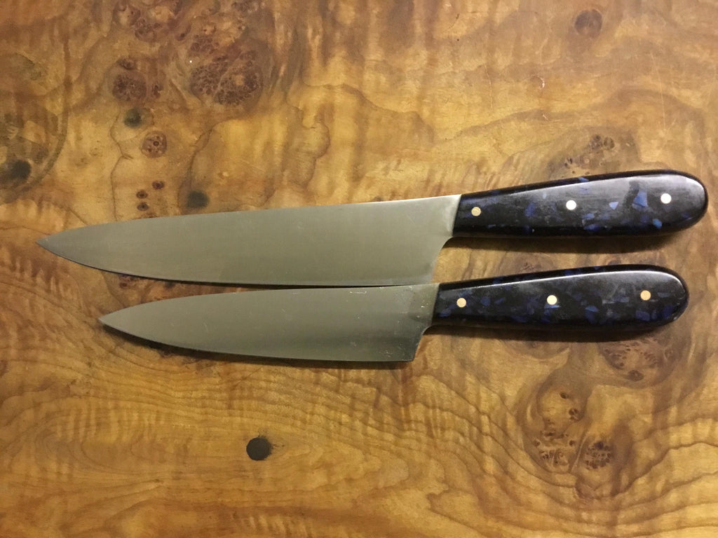 Chef Set And Solid Maple burl cutting board