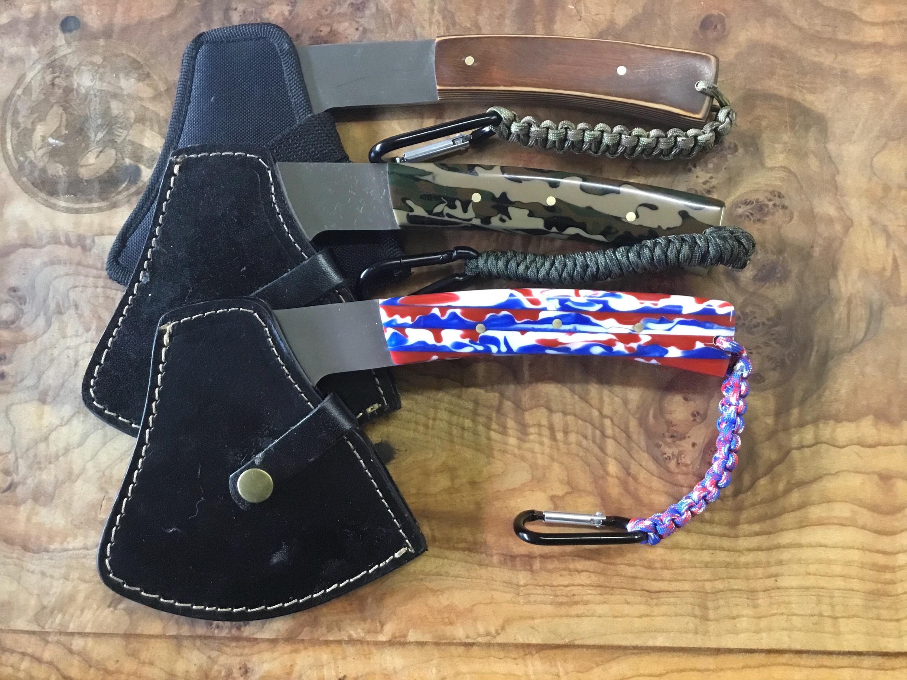 The backpack survival battle axe