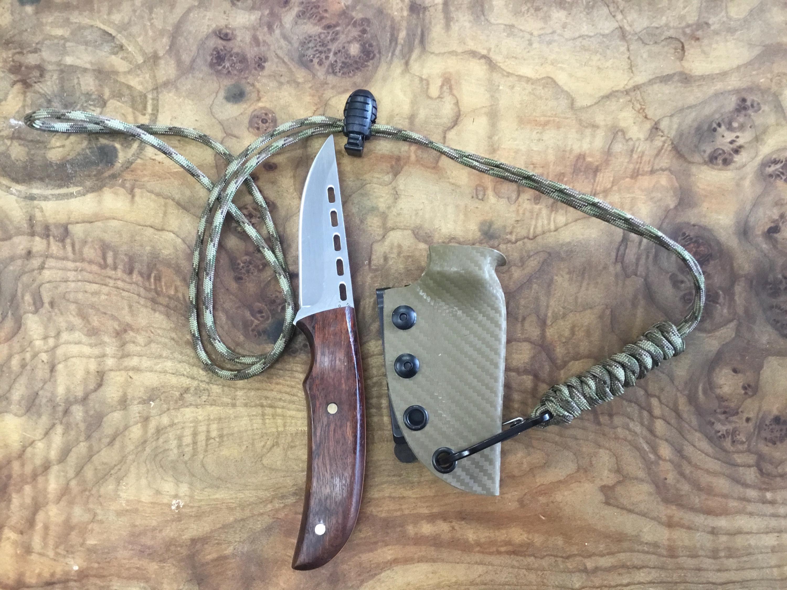 The Badlands Skinner with mirror finish