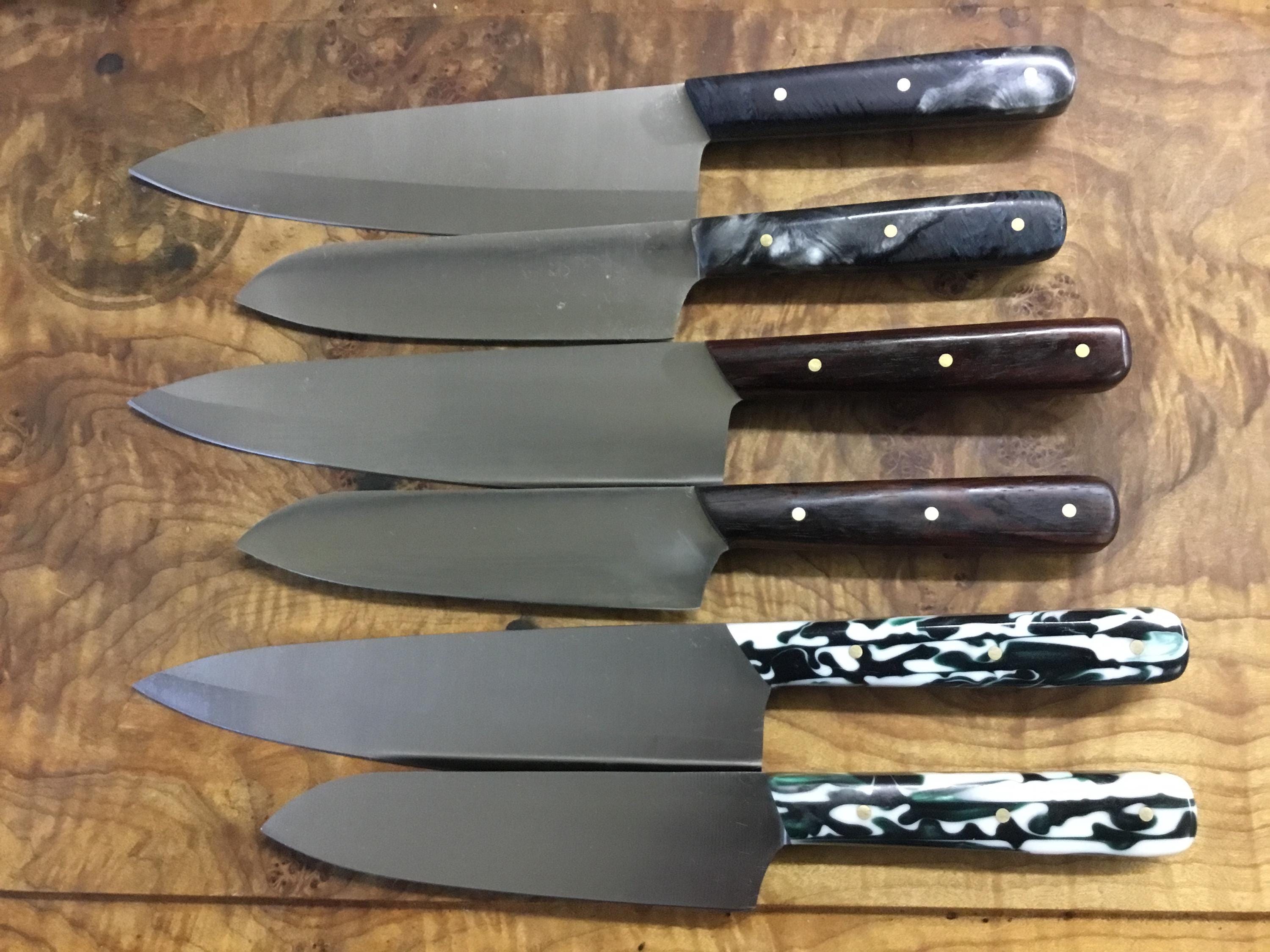 American 8” chef knife and 6” Santoku knife set