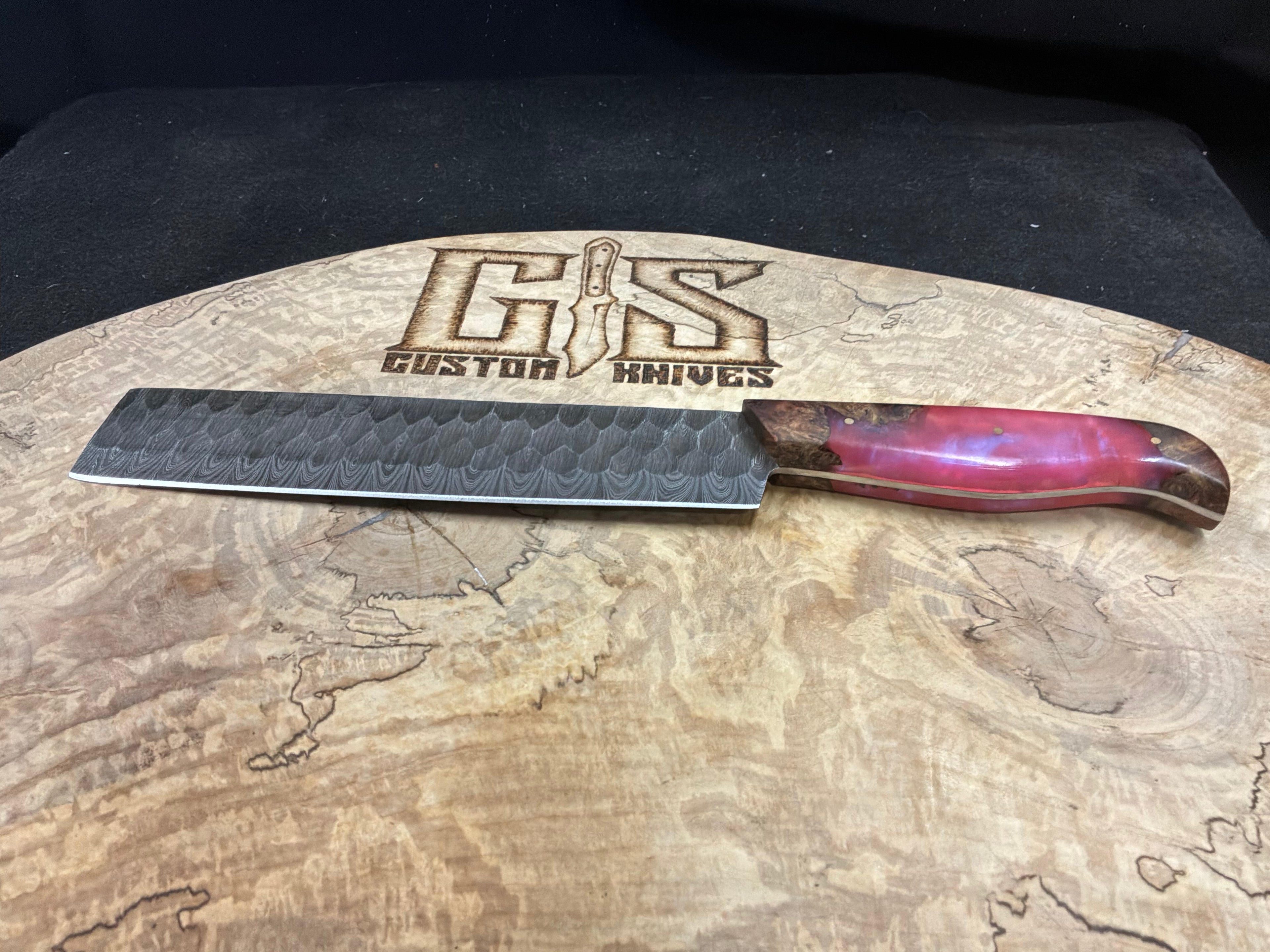 Damascus steel chef style knife/cleaver