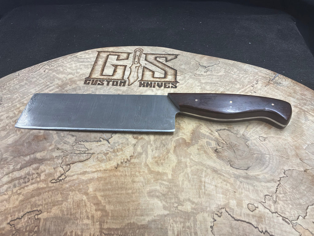 Damascus steel chef style knife/cleaver