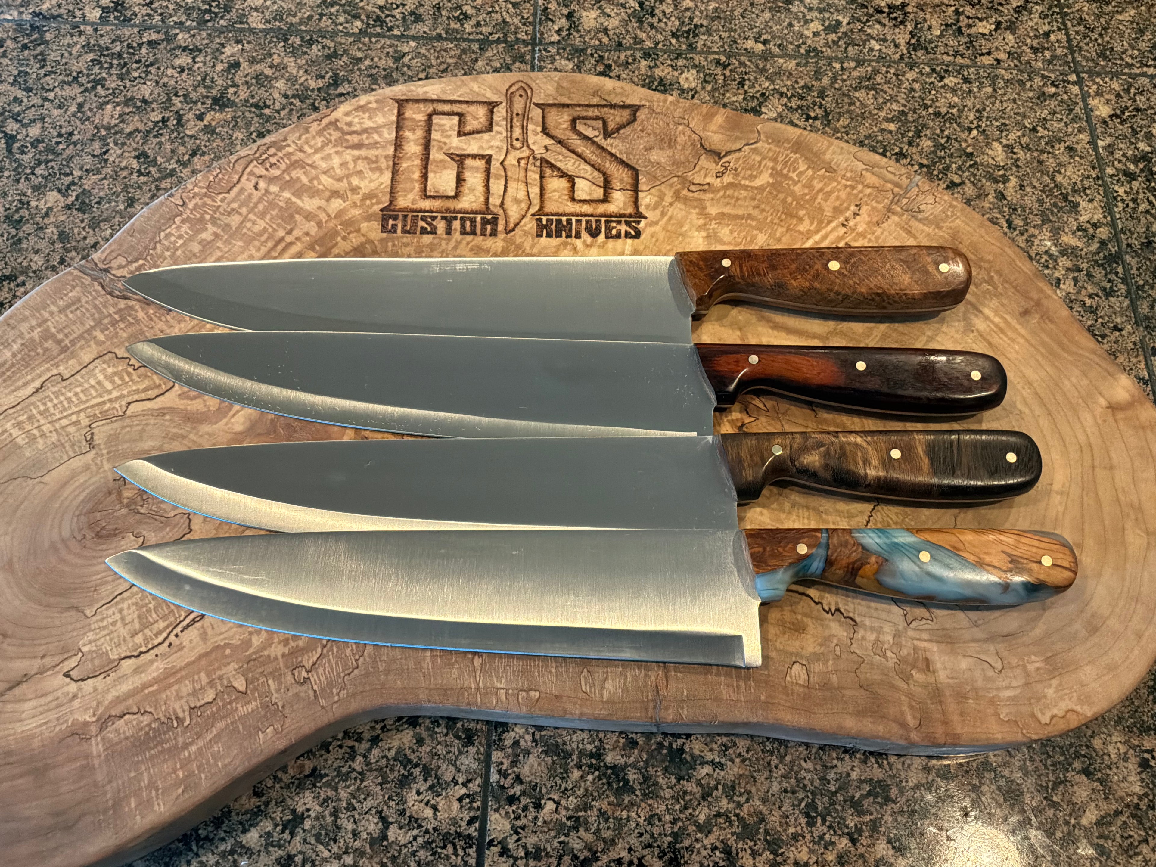 Super Chef knife with cryogenically treated 440 stainless Steel