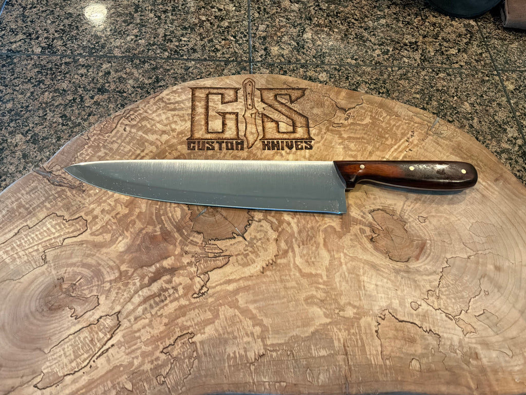 Super Chef knife with cryogenically treated 440 stainless Steel