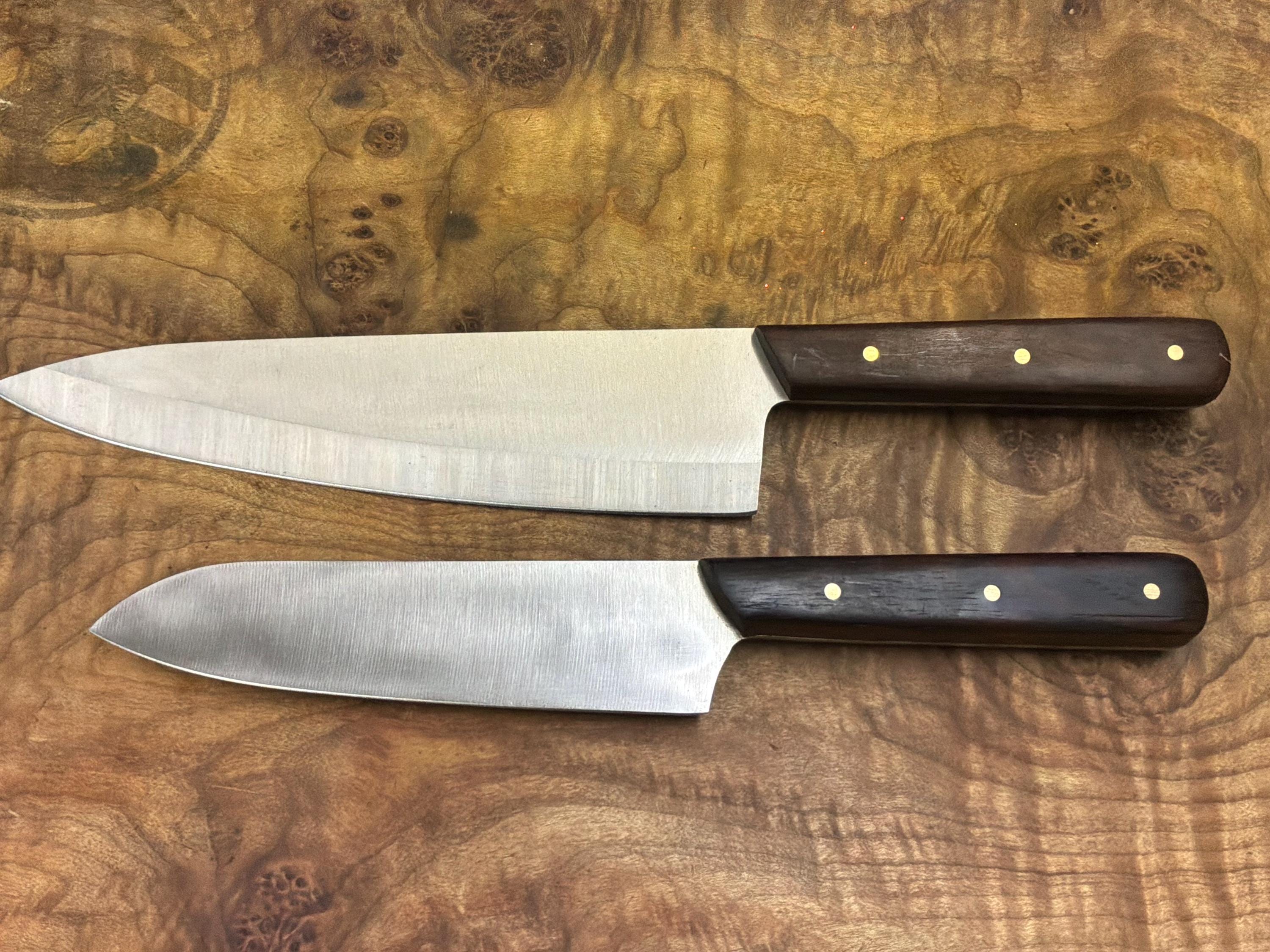 American 8” chef knife and 6” Santoku knife set