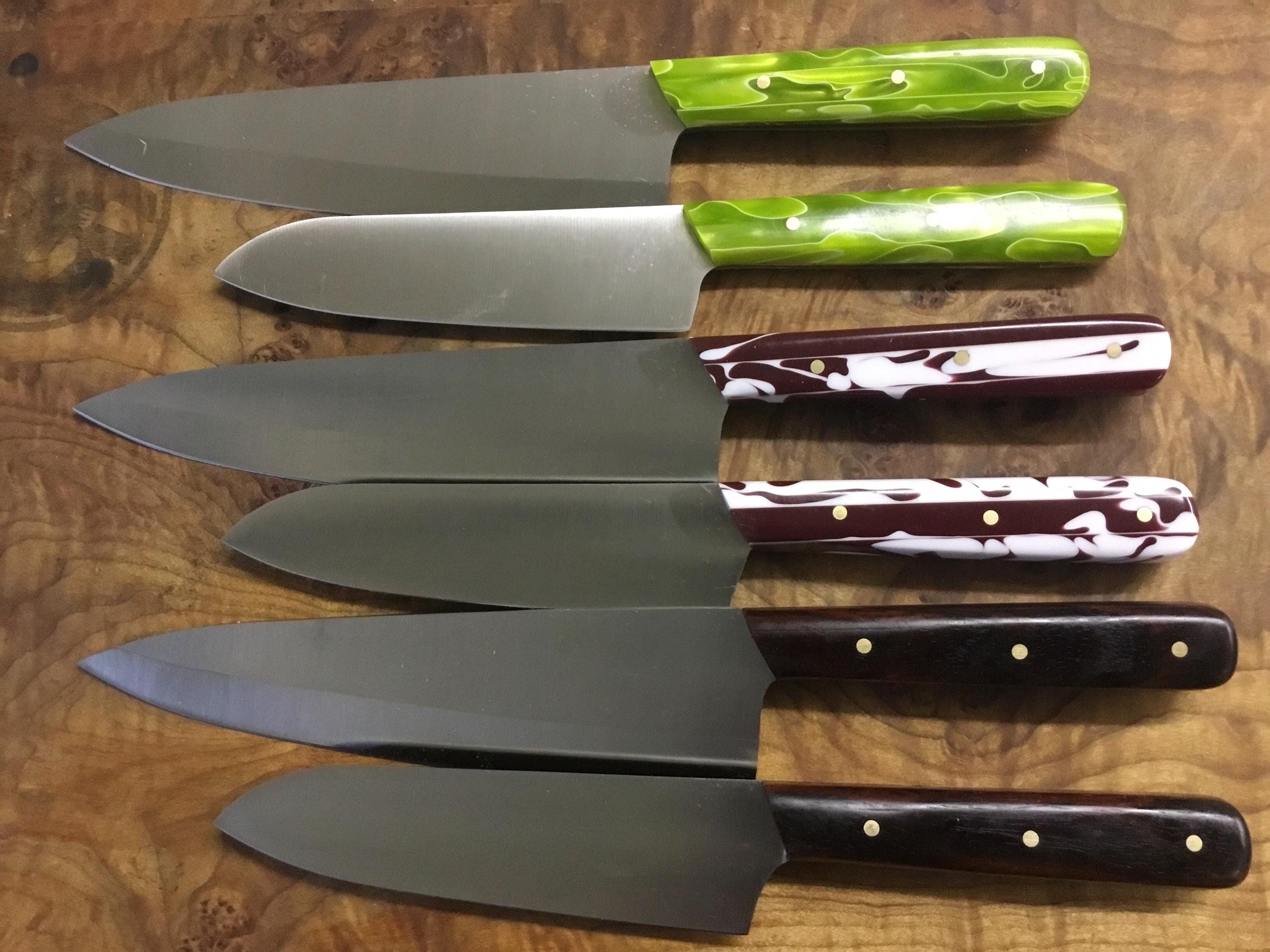 American 8” chef knife and 6” Santoku knife set